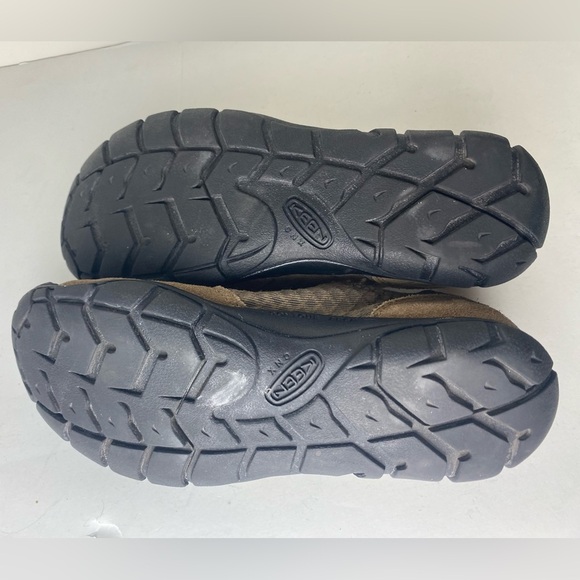 KEEN Mercer 6.5 Brown Suede Sneaker Casual Comfort Minimalist Barefoot Hole flaw - Picture 4 of 8